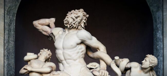 Laocoon en zijn zonen banner